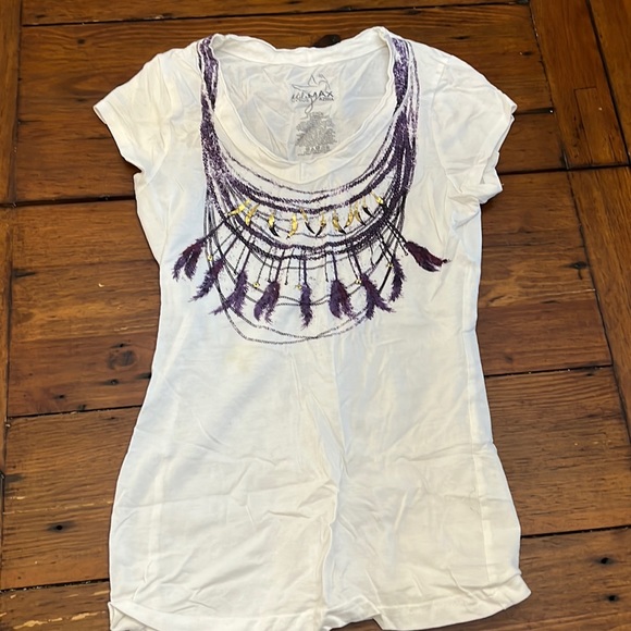 Miley Cyrus Max Tee Shirt - short SheSize -XS - Picture 1 of 3